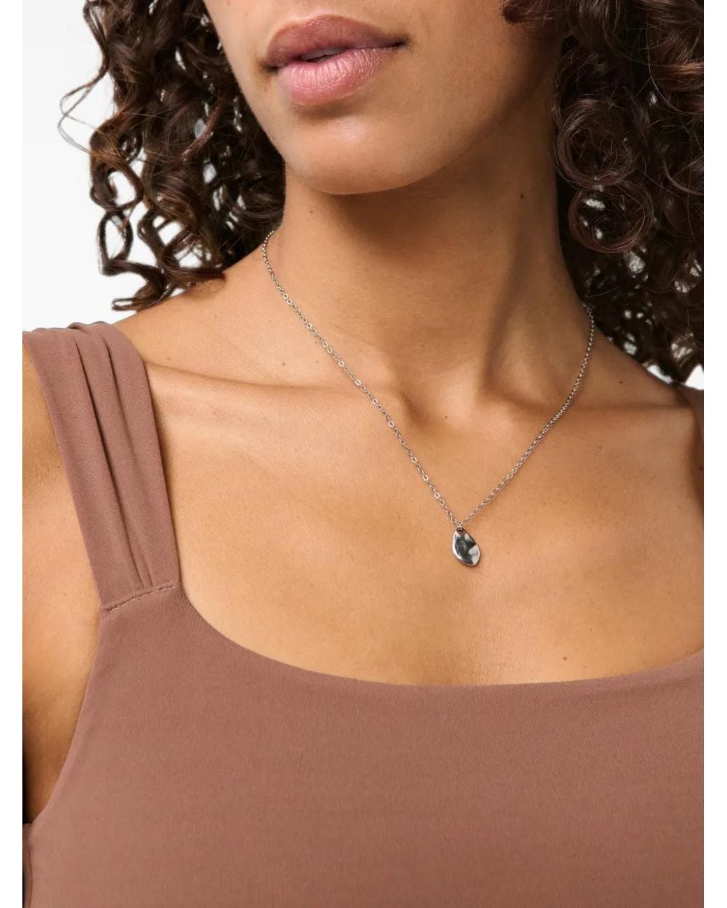 Sweaty Betty Brown Gathered-Strap Performance Top