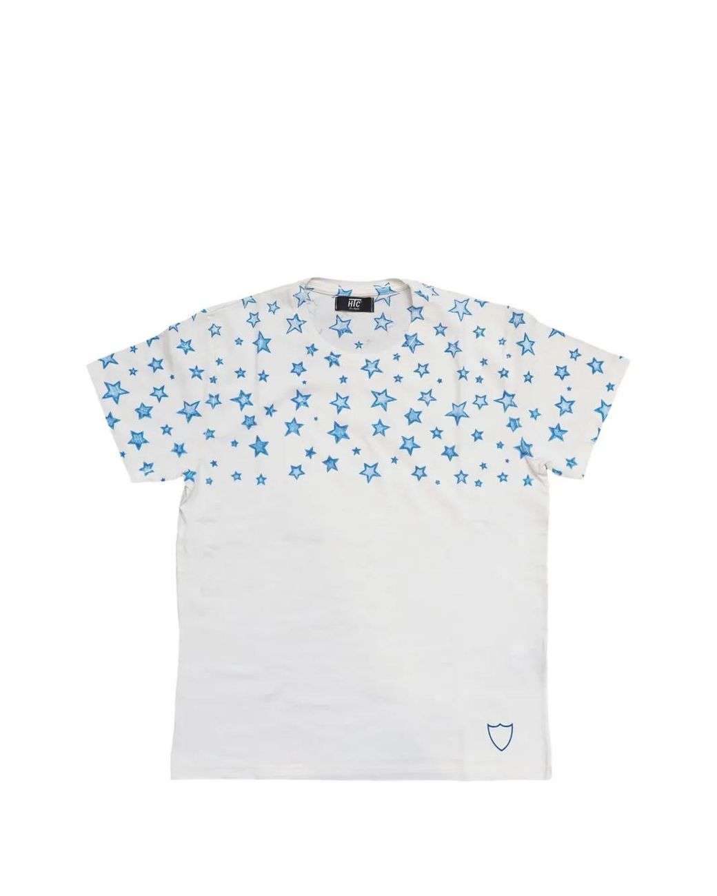 HTC Blue Star-Print T-Shirt for men
