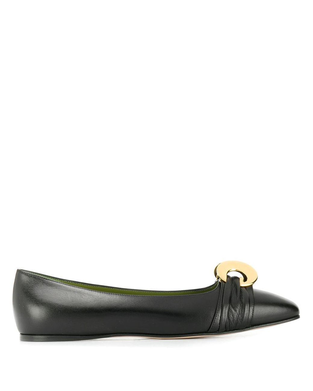 gucci black flat shoes