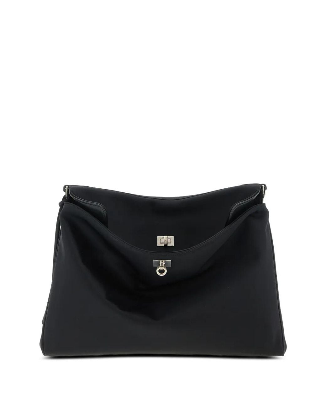 Balenciaga Black Medium Rodeo Ringtag Shoulder Bag for men