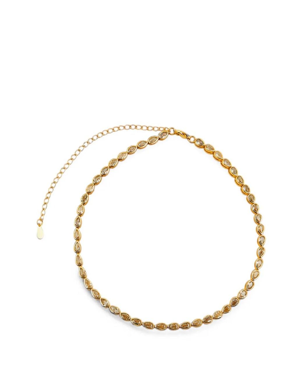Lady D World Metallic Lumiere Teardrop Choker
