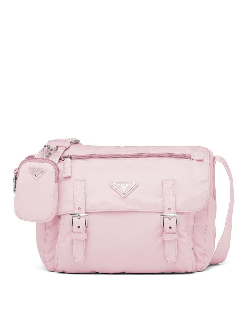 Prada Synthetic Re-nylon Shoulder Bag in Pink - Lyst