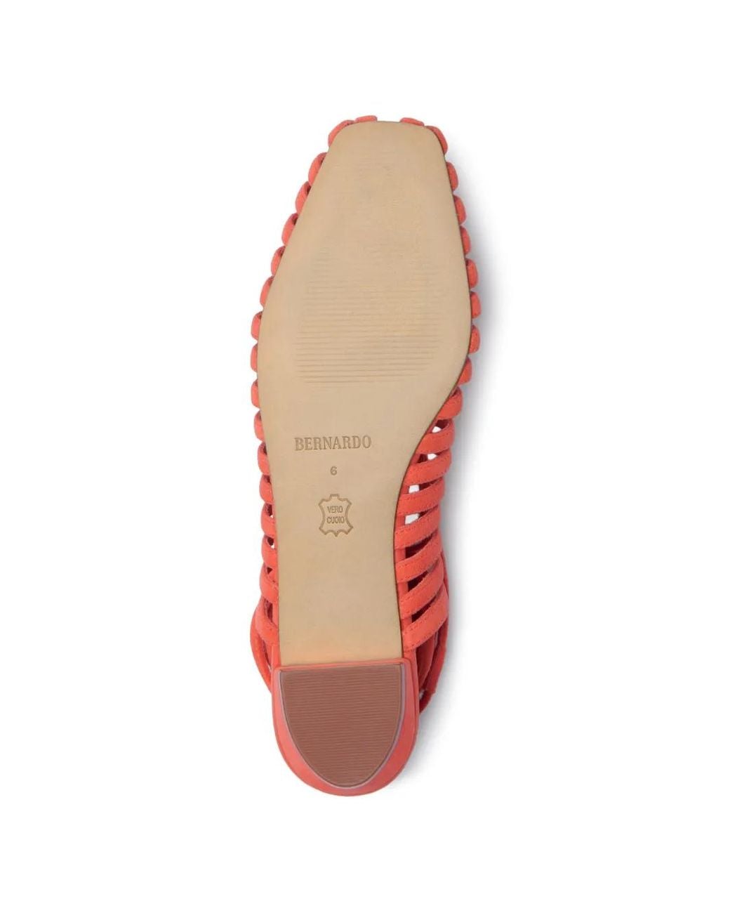 Bernardo Red Geneva Caged Lace-Up Sandals