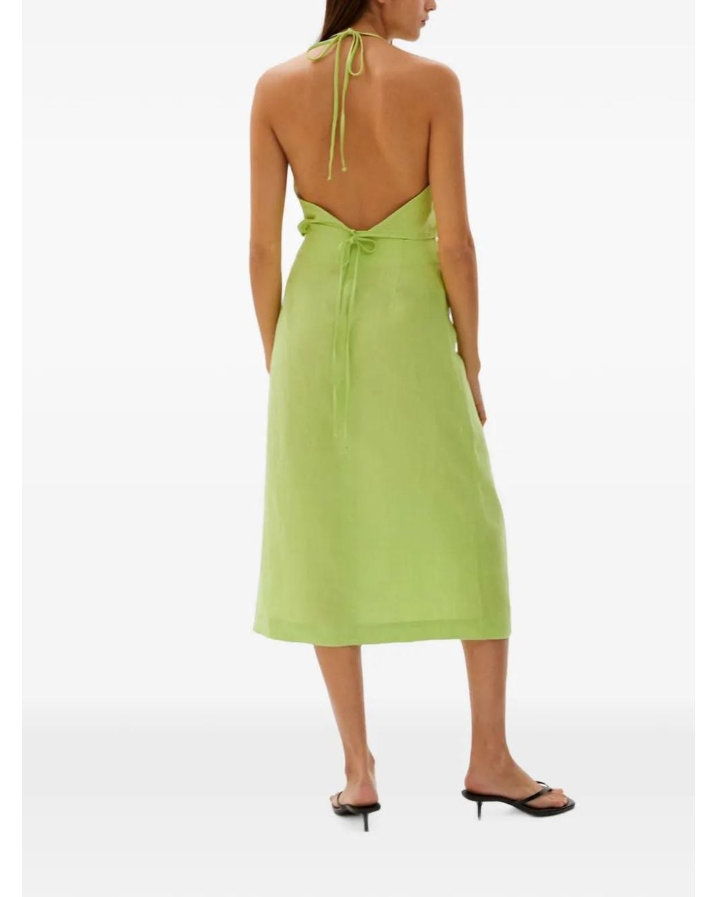 Casa Raki Green Anabela Halterneck Top