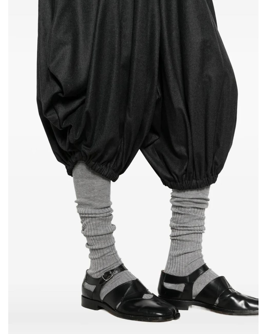 Comme des Garçons Black Balloon-Leg Elasticated-Waistband Trousers