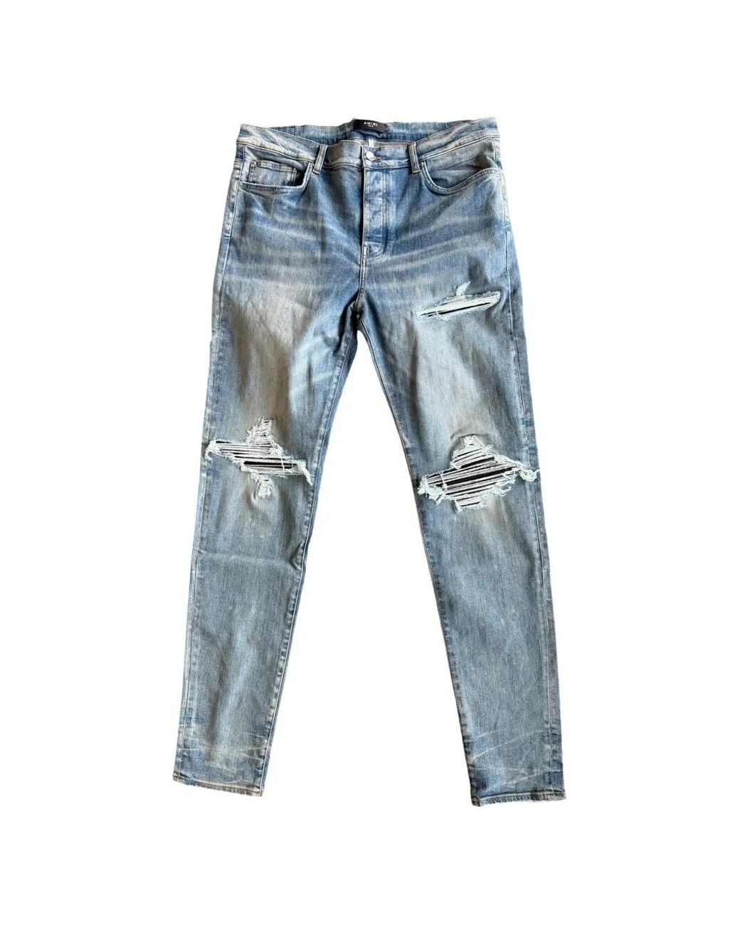 Amiri Blue Mx1 Patch Jeans for men