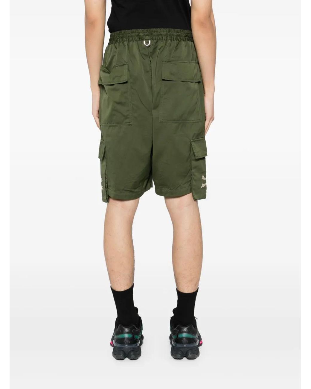 Bermudas Cargo Con Calavera Mastermind Japan de hombre de color Green
