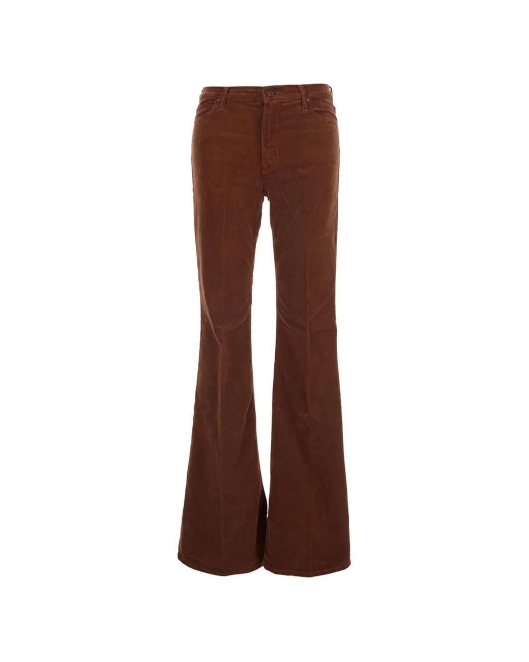 Mother Brown Pantalon Évasé The Doozy En Velours Côtelé