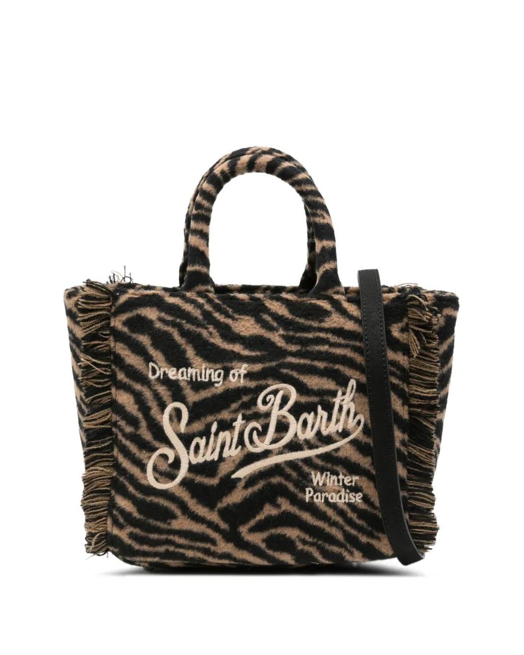 Mc2 Saint Barth Black Mini Vanity Shopper