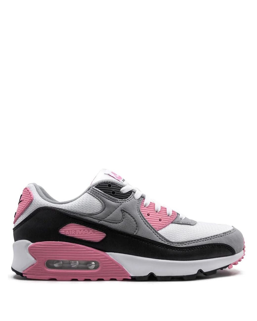 Nike White Air Max 90 'Rose' Sneakers