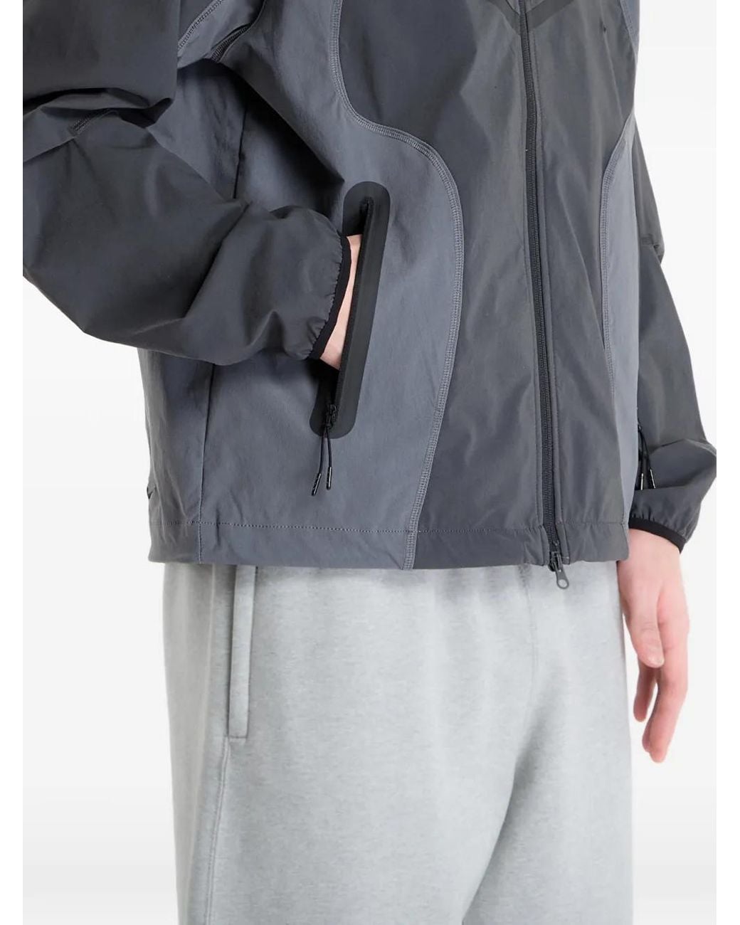 Nike Windjack Met Colourblocking in het Gray voor heren