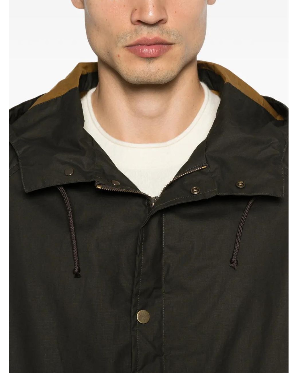 L'IMPERMEABILE Black Parka Boston for men