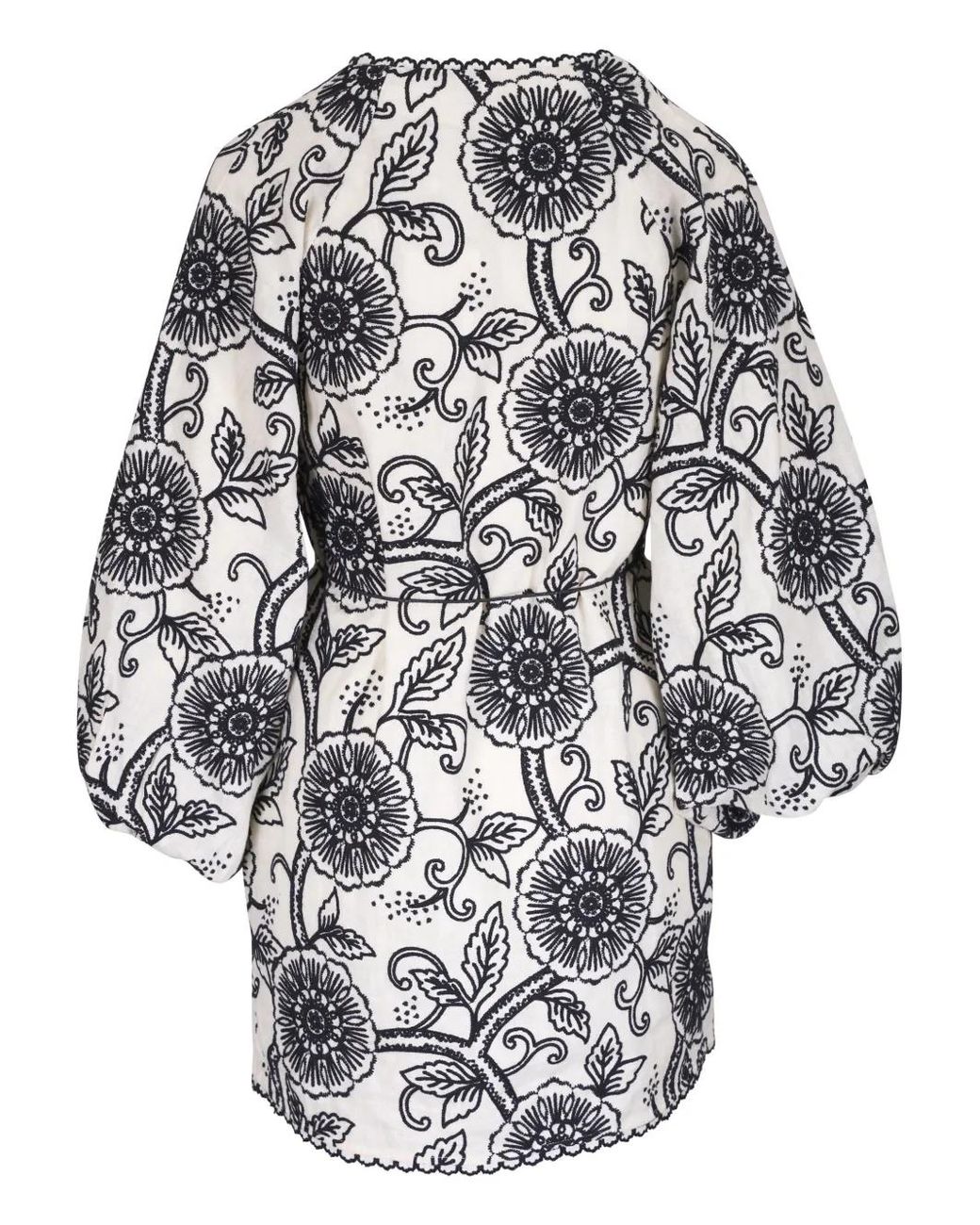Zimmermann Black Tallow Mini Dress