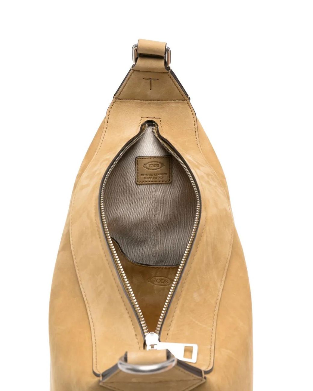 Tod's Natural Calfskin Shoulder Bag
