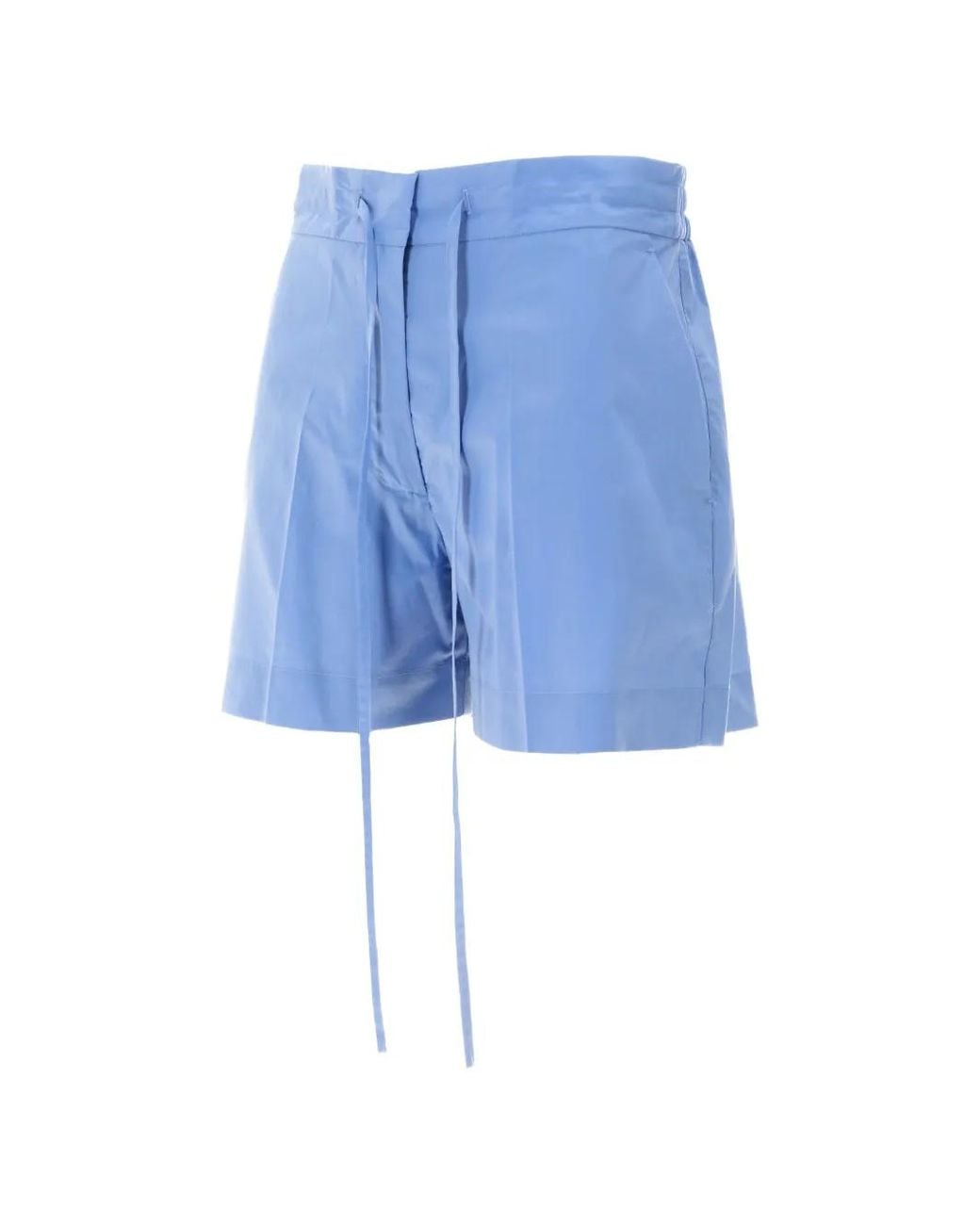 P.A.R.O.S.H. Blue Drawstring Shorts