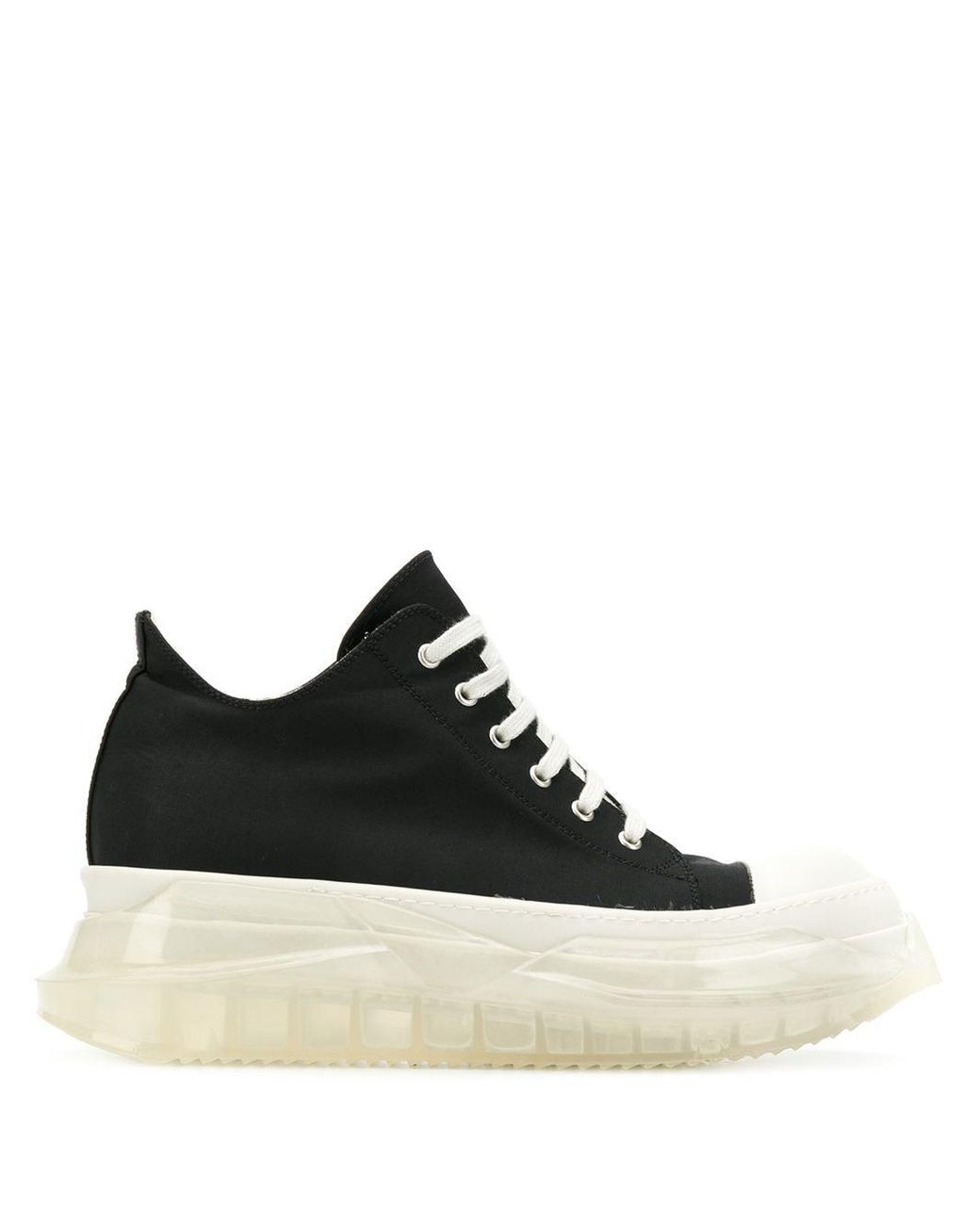 Rick Owens Clear Sole Mid-top Sneakers in Black for Men | Lyst Rick Owens Clear Sole Mid-top Sneakers in Black for Men | Lyst