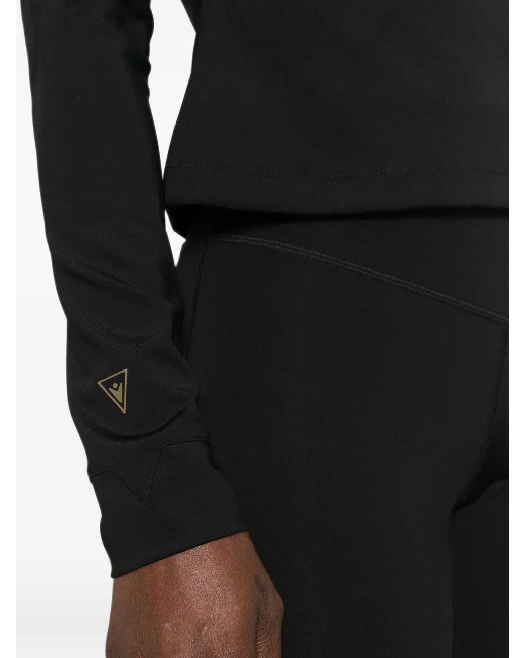 MACRON Black Scoop-Back Performance Top