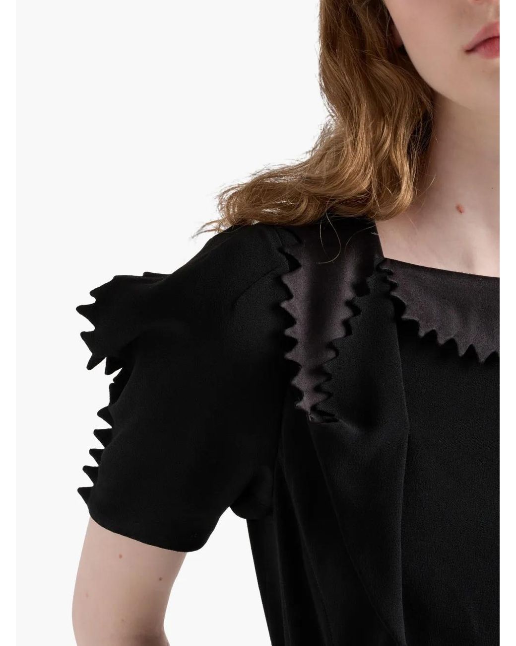 Prada Crêpe Top in het Black