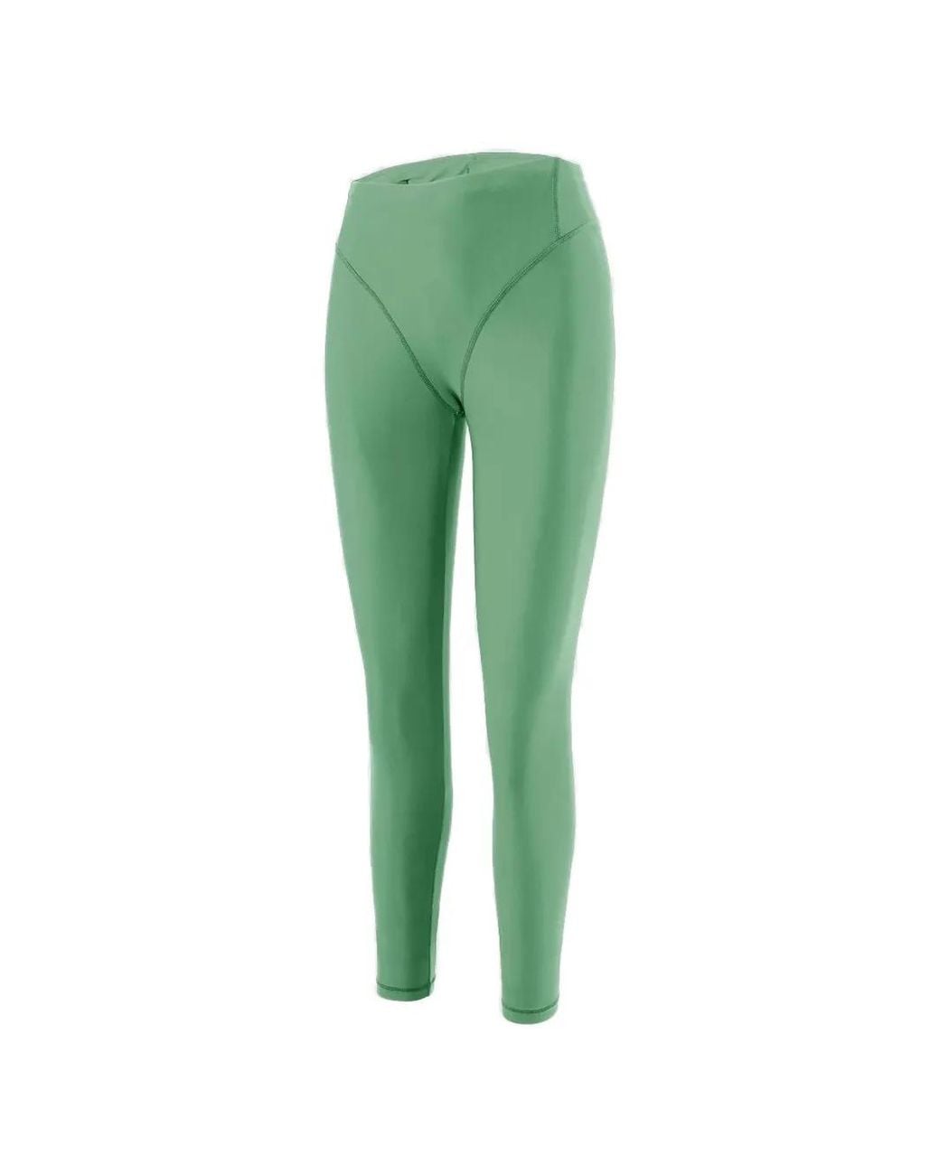 District Vision Green Logo-Print Leggings