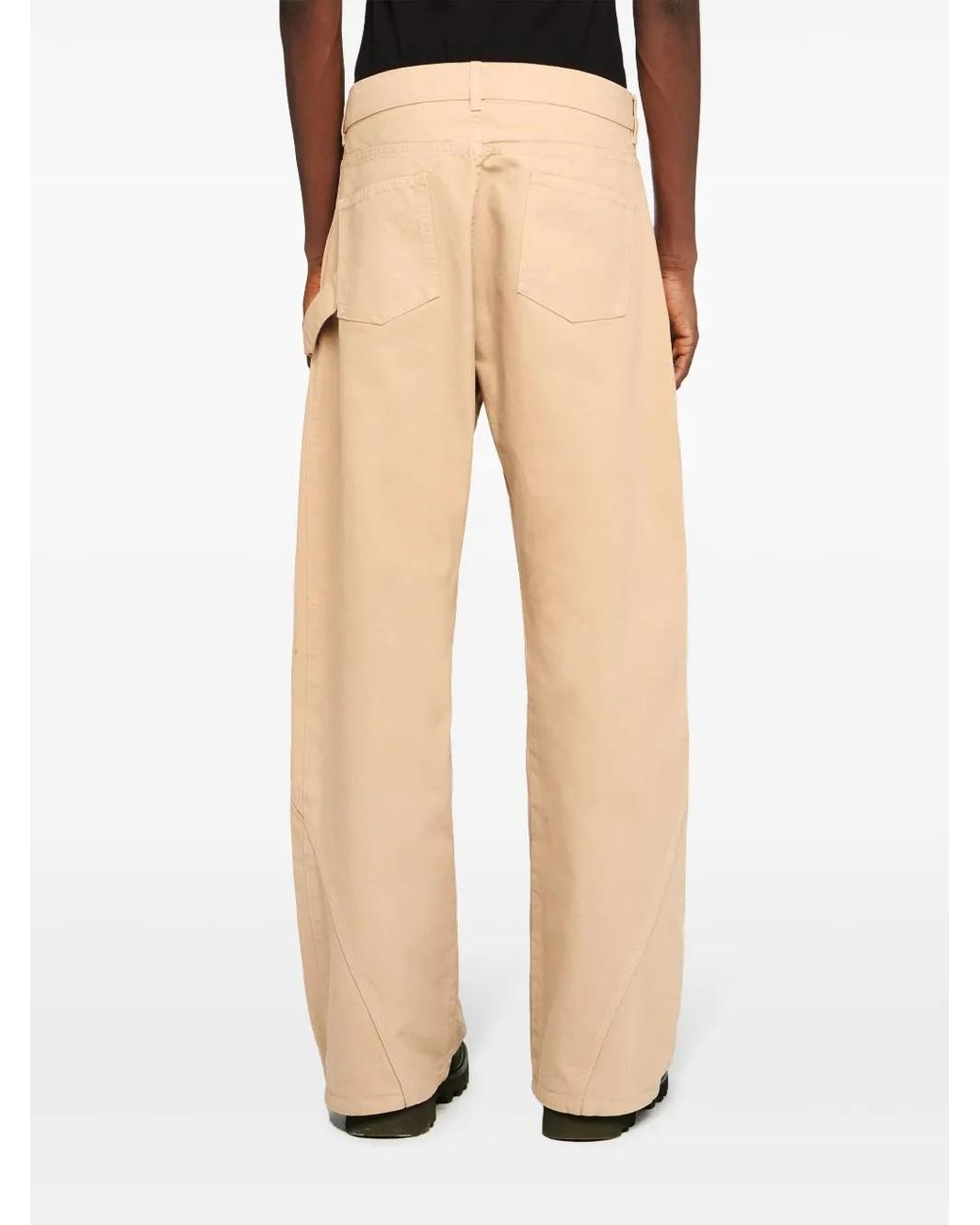 J.W. Anderson Natural Twisted Jeans for men
