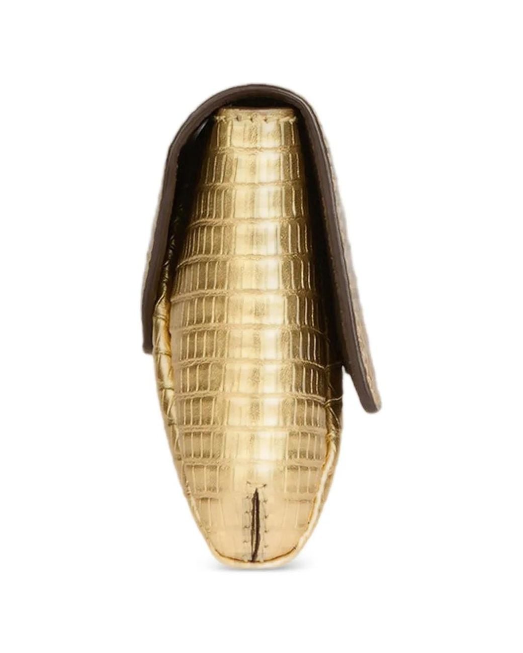 Balmain Natural Long Clutch Bag
