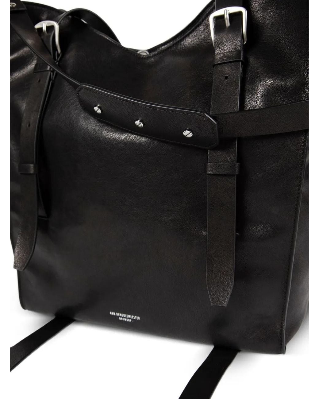 Ann Demeulemeester Black Medium Akim Shoulder Bag for men