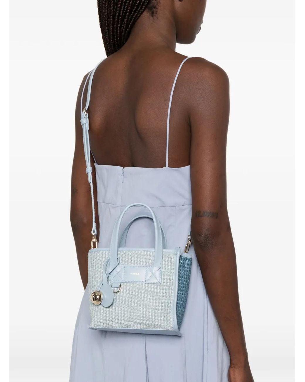 Furla Blue Divide It Tote Bag