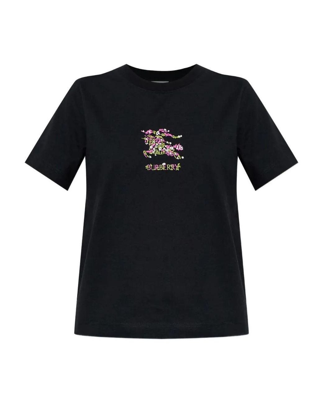 Burberry Black T-Shirt With Print