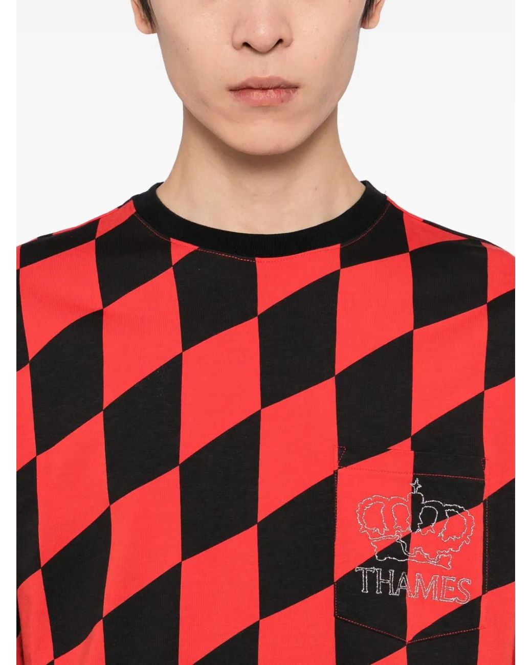 Thames MMXX Red Monégasque T-Shirt for men