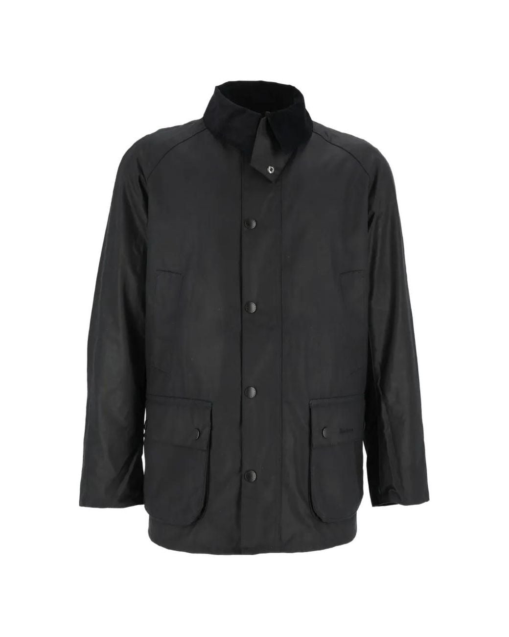 Barbour Black Ashby Waxed Jacket for men