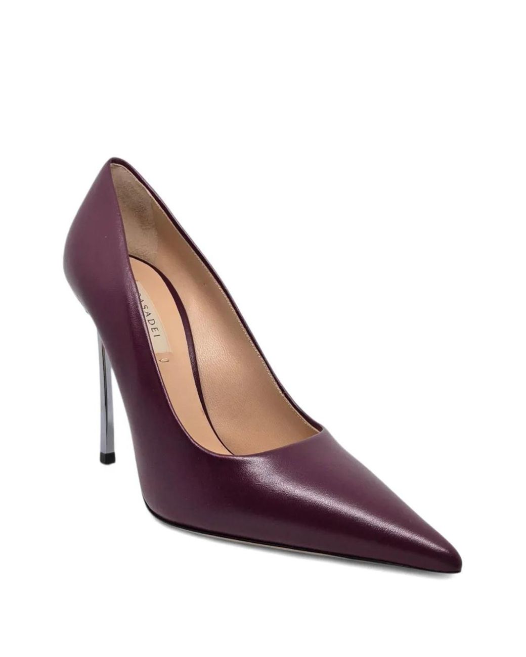 Casadei Purple Pointed Stiletto Pumps