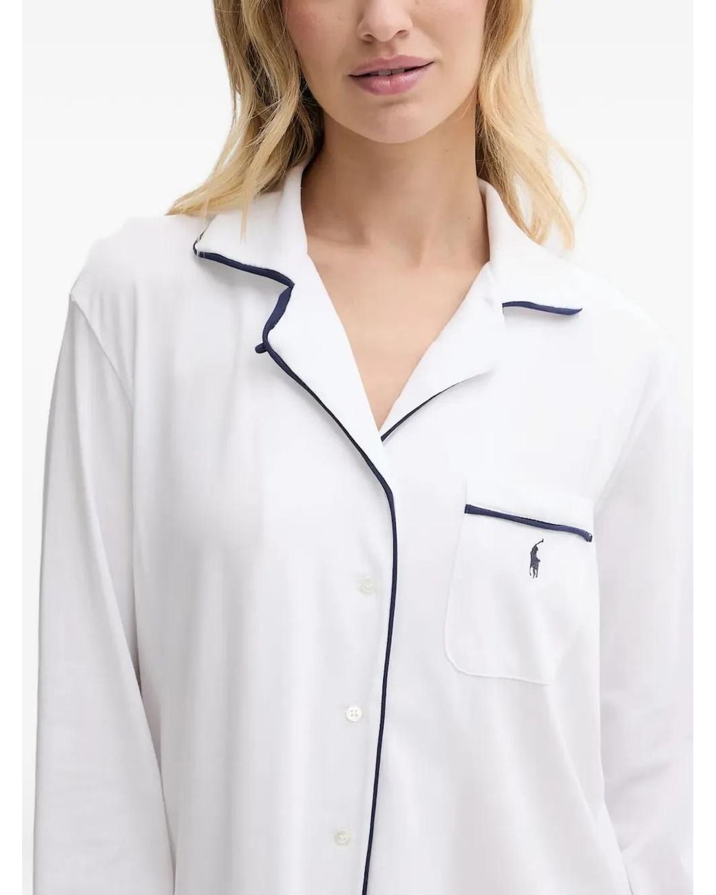 Polo Ralph Lauren White Pocket Nightdress
