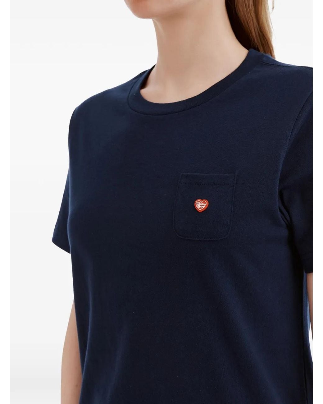 Chocoolate Blue T-Shirt À Motif Cœur