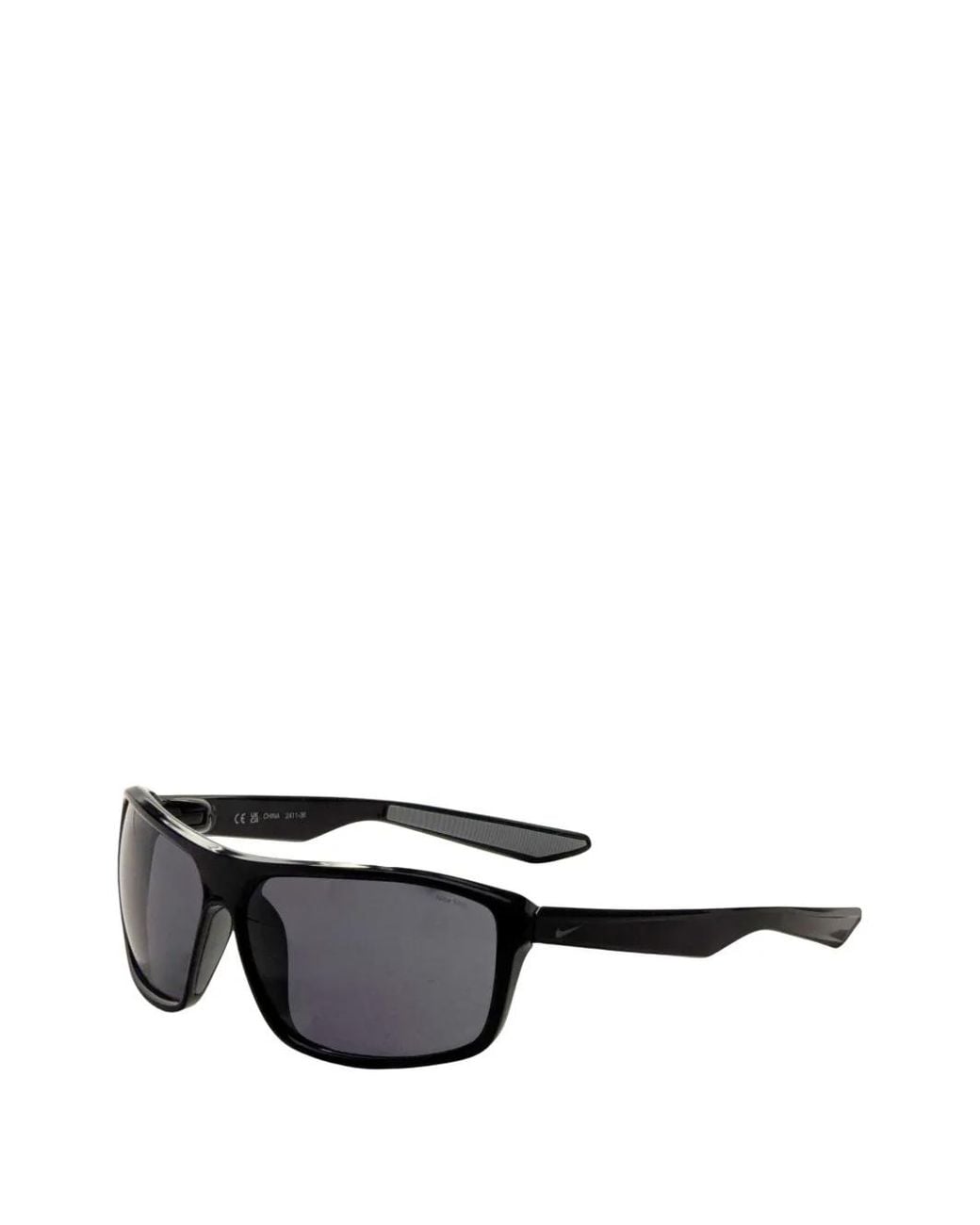 Nike Black Premier Rectangle-Frame Sunglasses for men