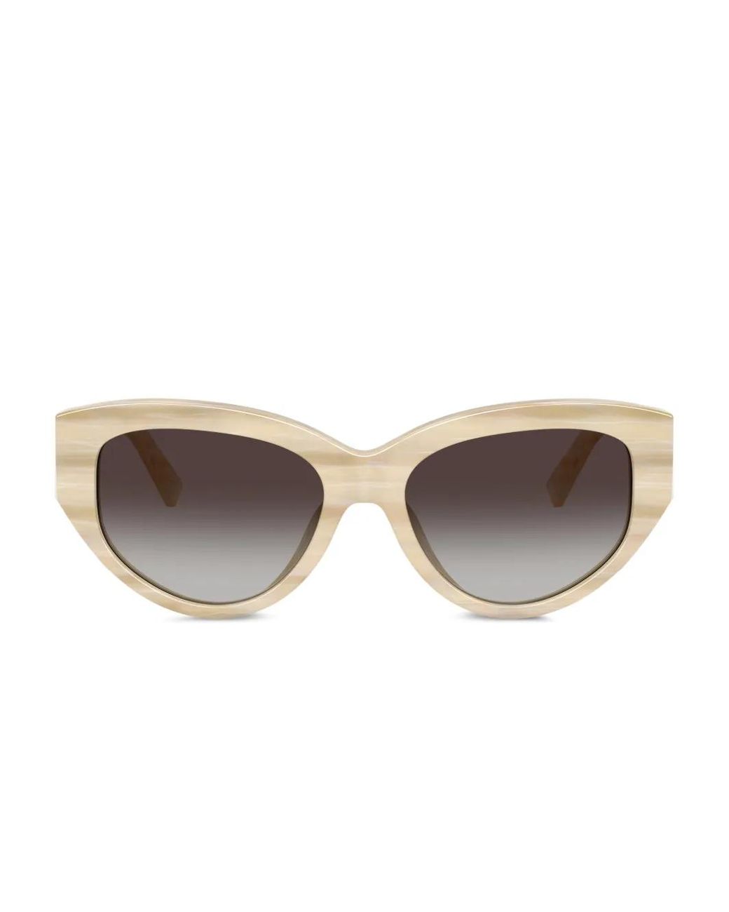 Dolce & Gabbana Brown Dg Crossed Sunglasses