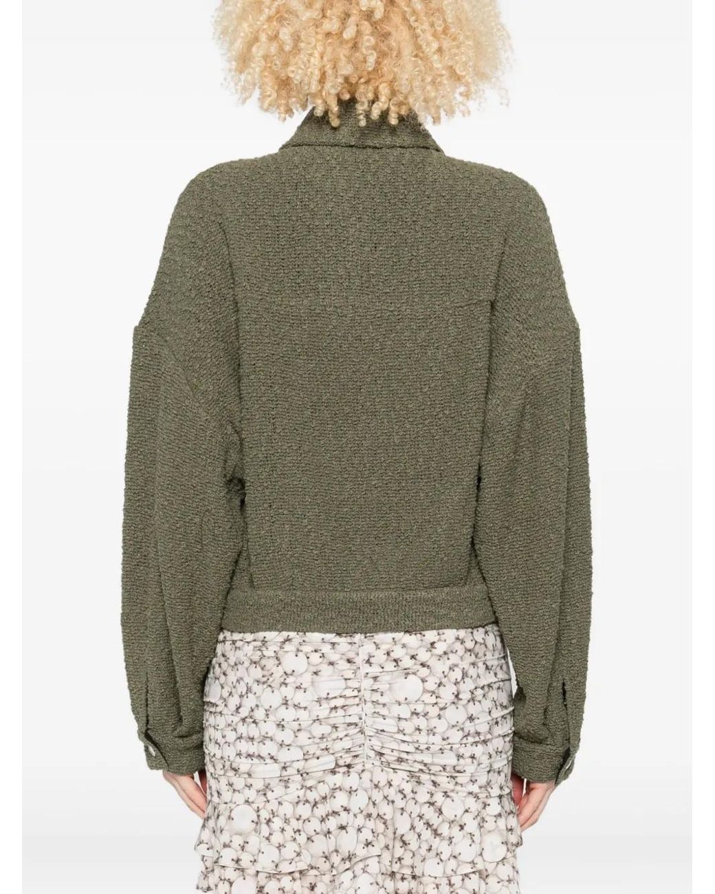 IRO Green Pabli Cotton Jacket