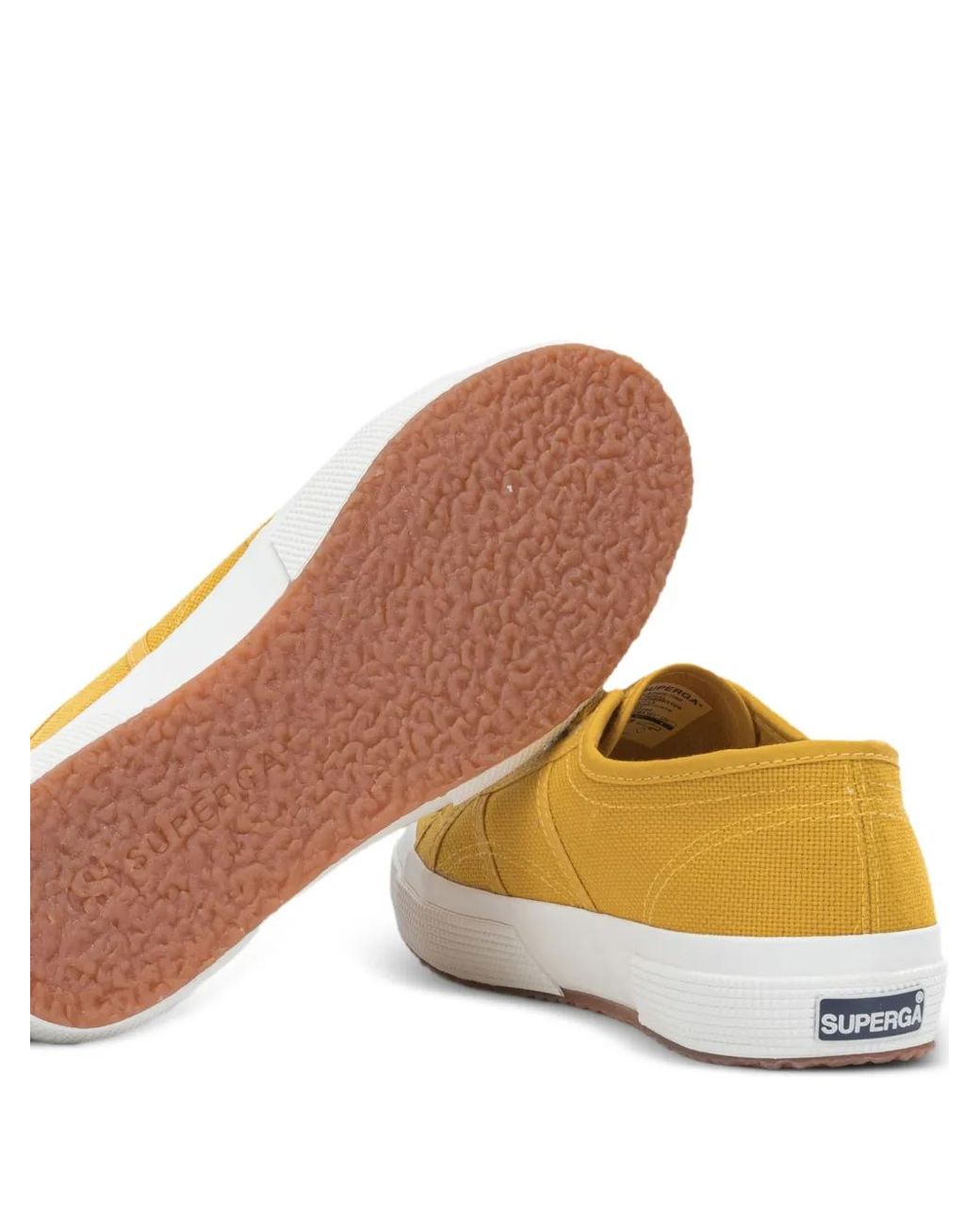 Superga Yellow 2750 Cotu Classic Lace-Up Canvas Sneakers