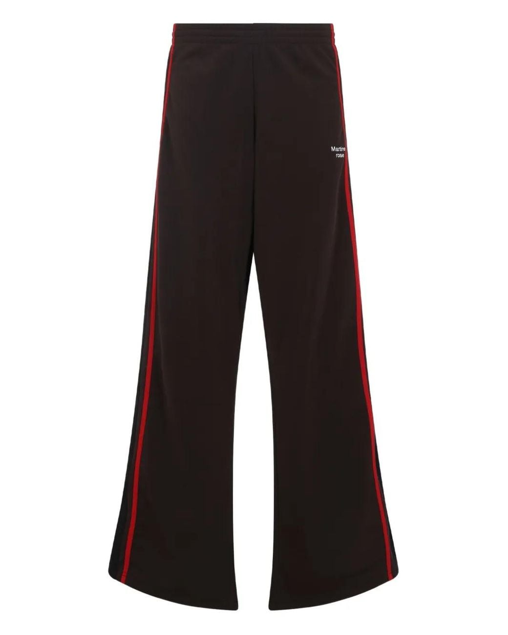 Martine Rose Black Wide Leg Trackpant for men