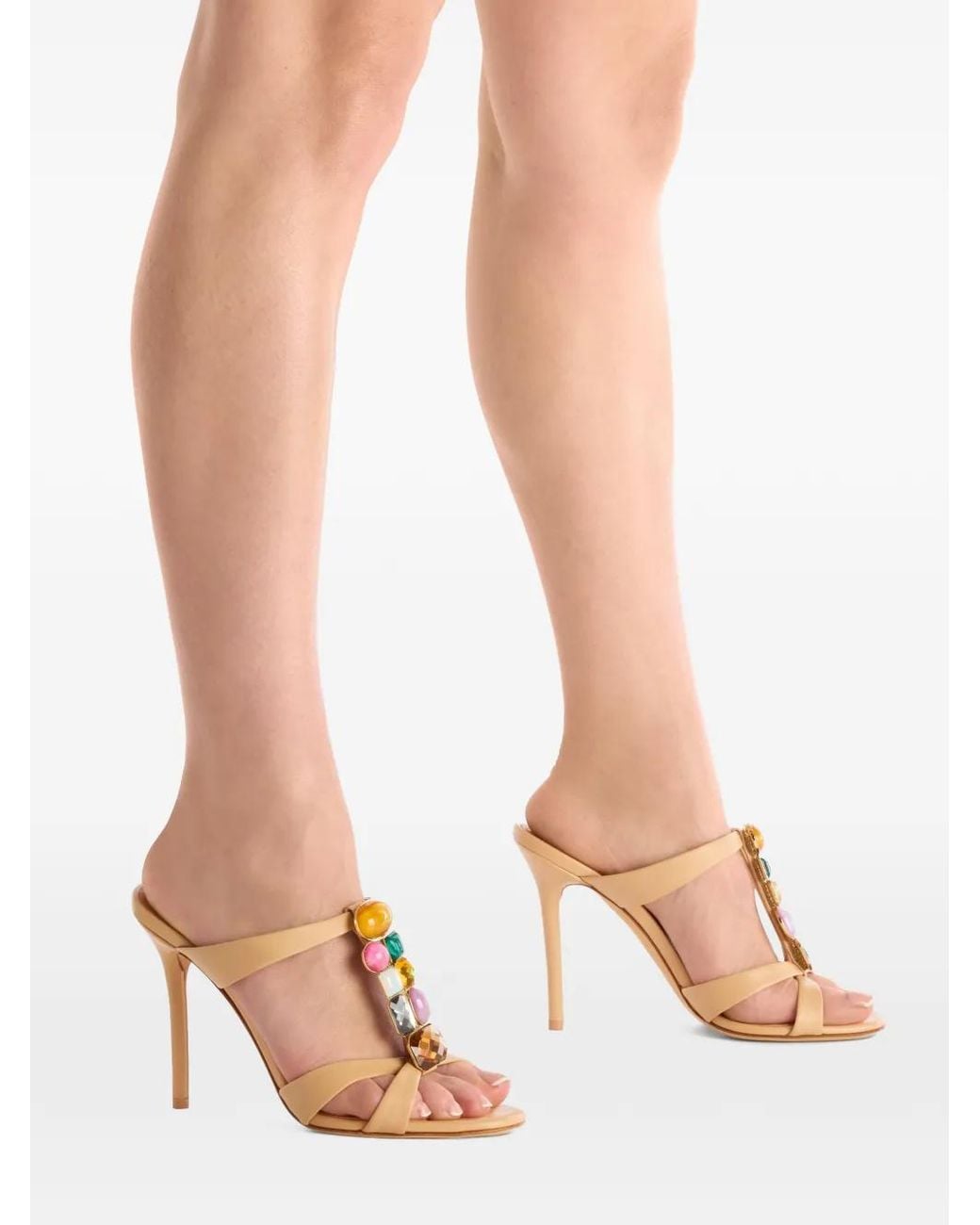 Malone Souliers Pink Simi Leather Sandals