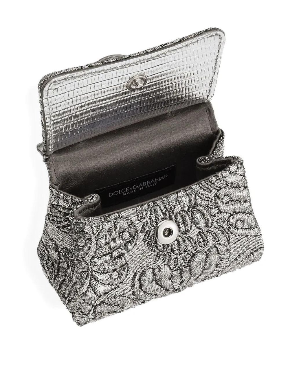 Dolce & Gabbana White Brocade Airpods Case