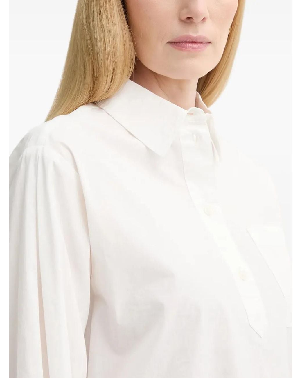 Marc O' Polo White Long-Sleeve Shirt