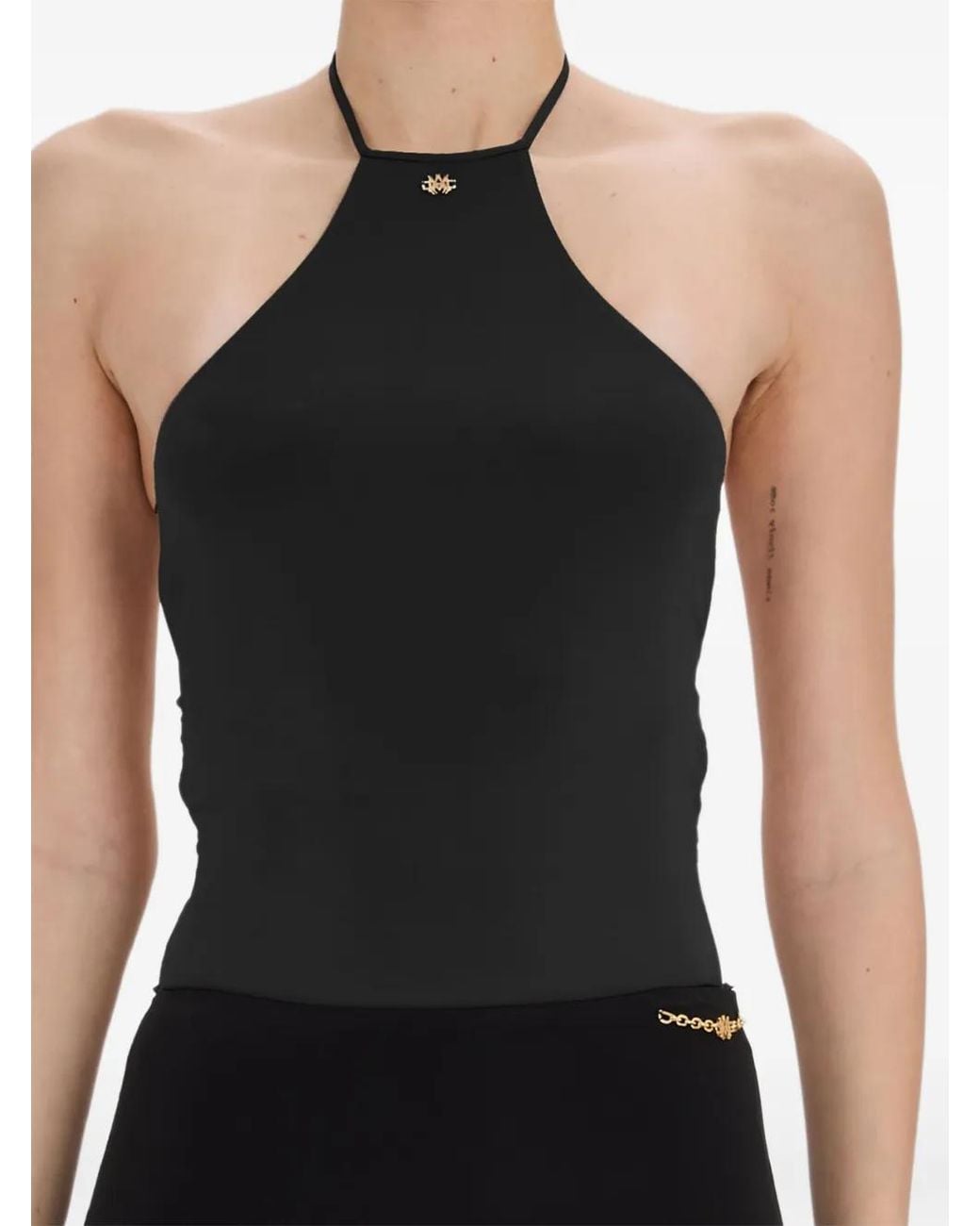 Amiri Black Halterneck Top