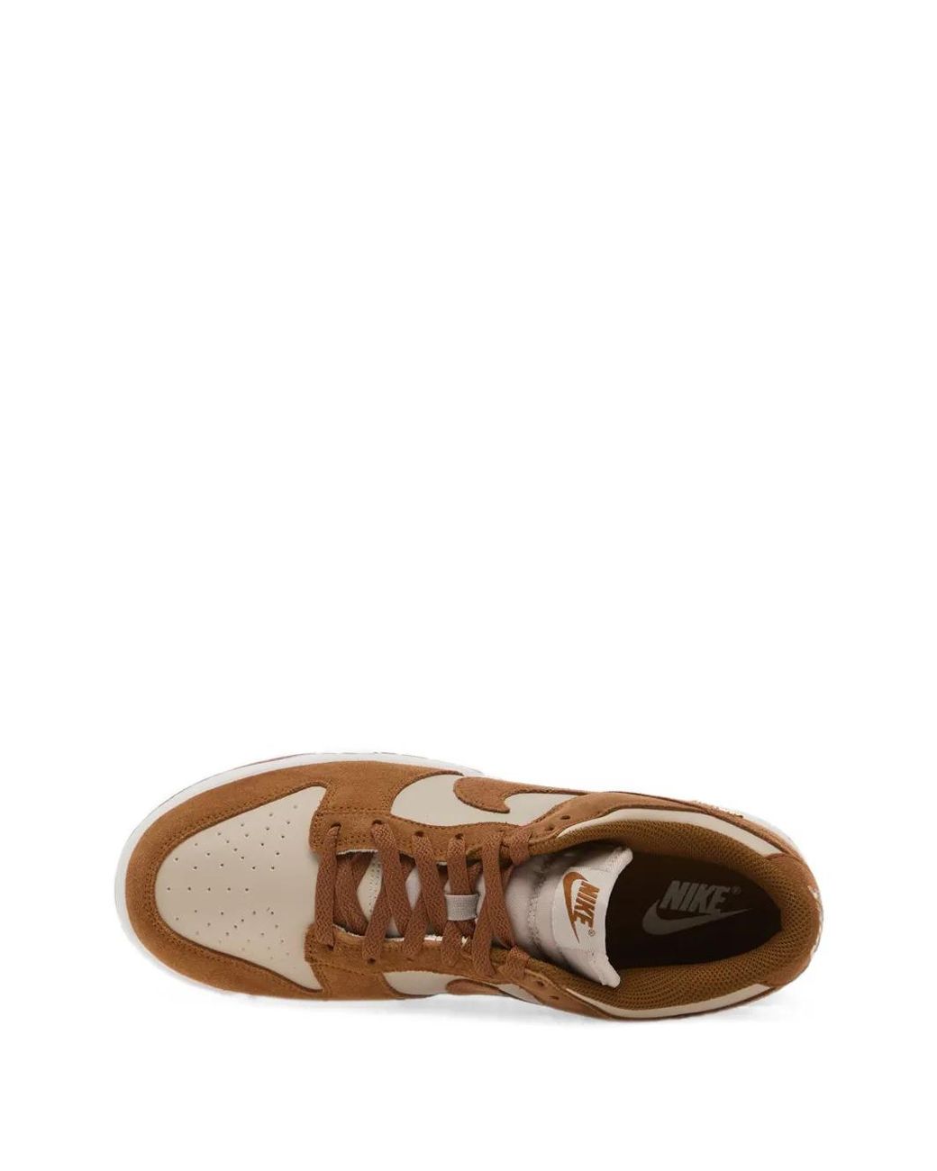 Nike Brown Dunk Low Suede Sneakers