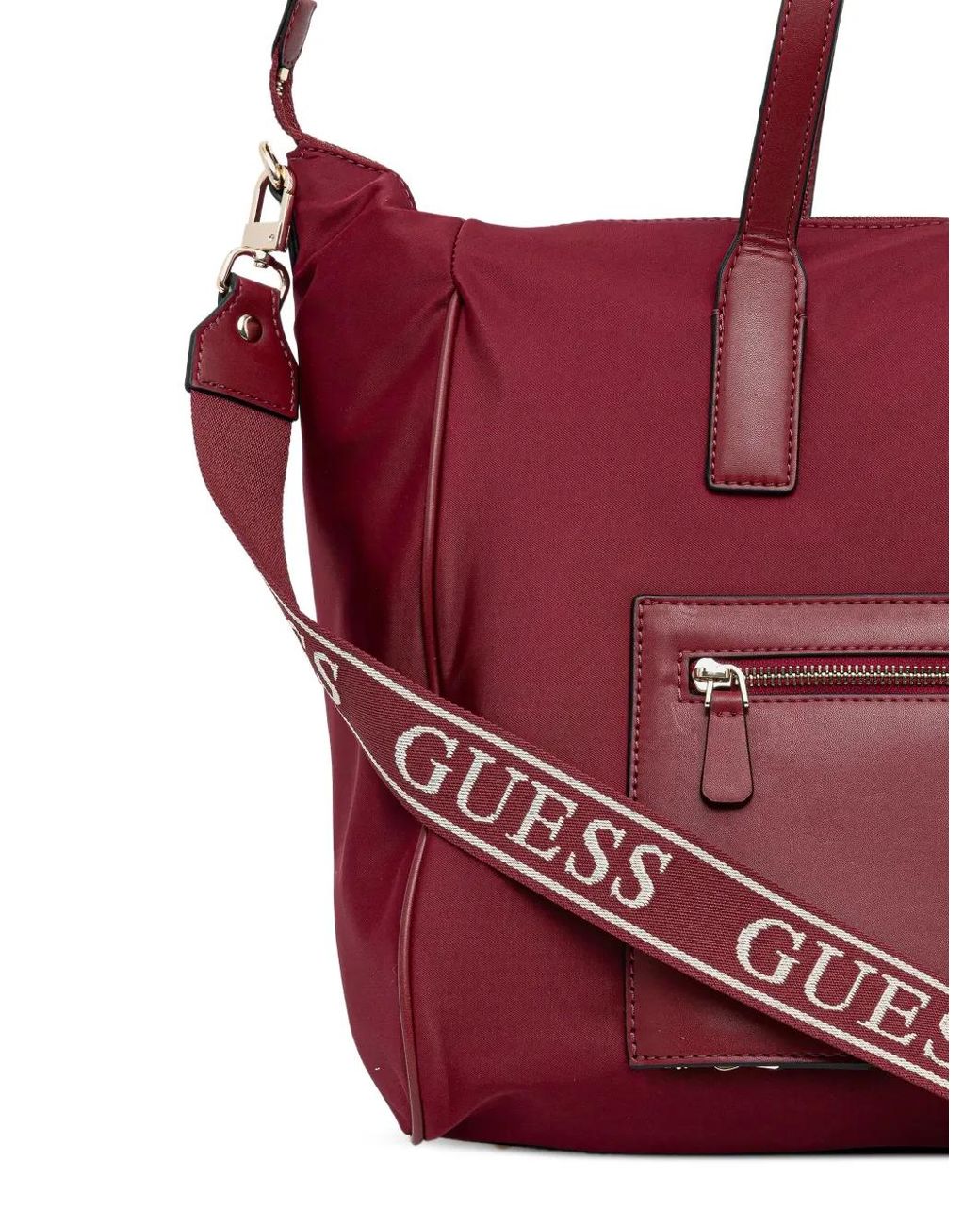 Guess Purple Sac Cabas Follie À Breloque