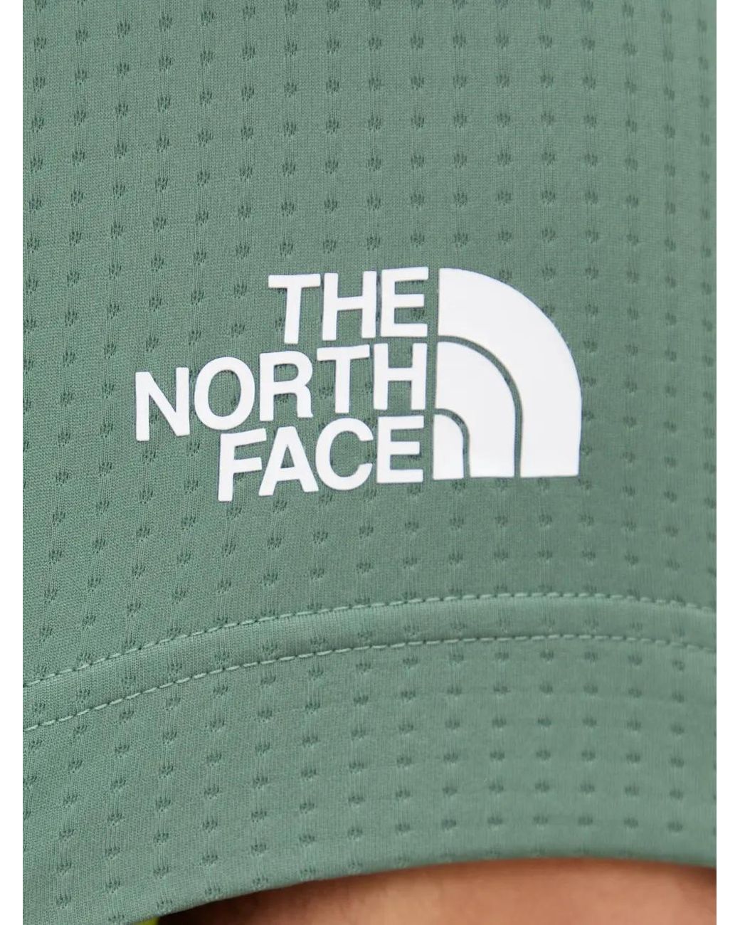 The North Face Green Raglan-Sleeve Logo-Print T-Shirt for men