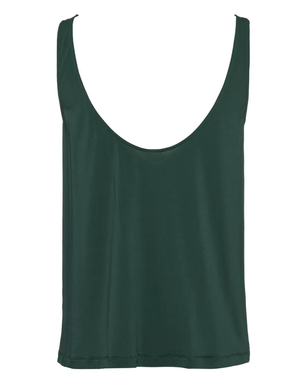 Eres Green Anae Scoop-Neck Top