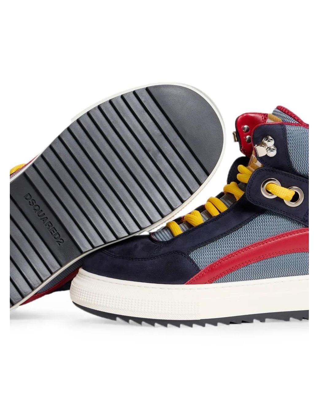 DSquared² Blue Boogie Lace-Up Sneakers for men