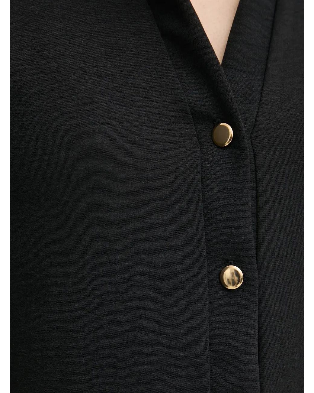 Morgan Black Robe Mi-Longue À Manches Longues