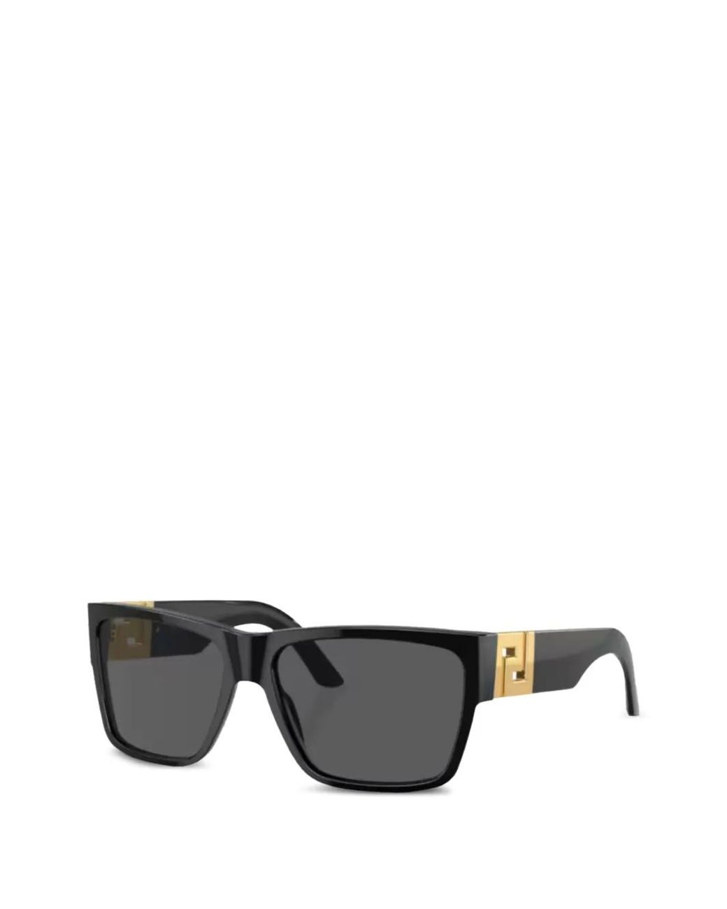 Versace Black Logo-Detail Sunglasses