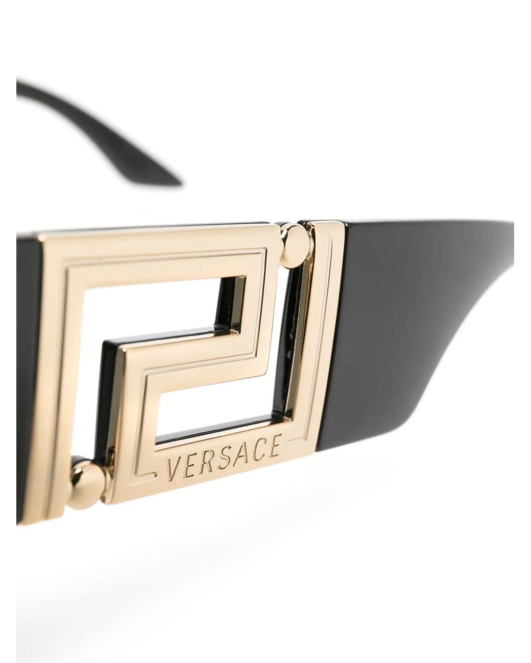 Versace Black Oversize-Frame Sunglasses for men